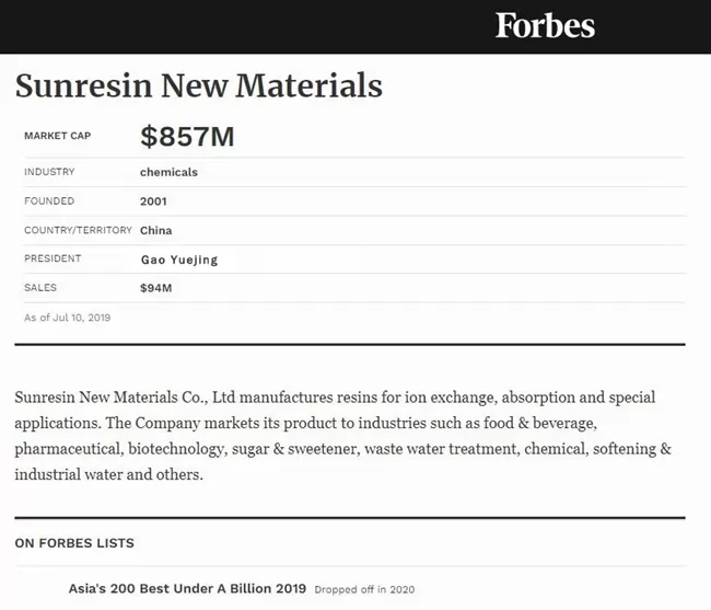 Sunresin New Materials